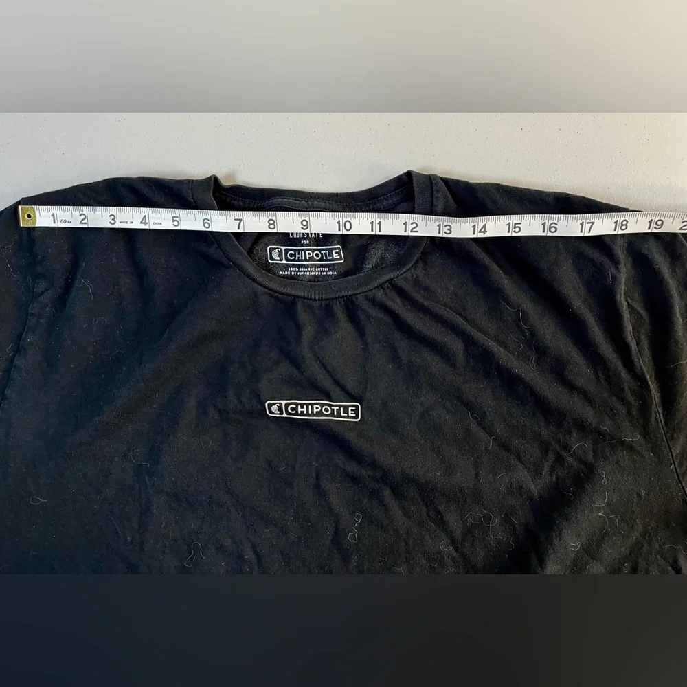 Loomstate Black Short Sleeve Tee Chipotle “as real as it gets” unisex 2X - Picture 9 of 9